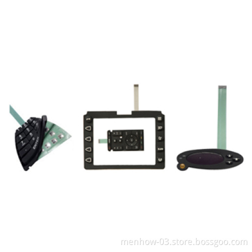 Membrane Switch, Membrane Overlay, Silicone Rubber Products MHMS-004